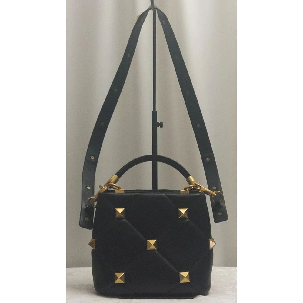 Tiffany & Fred Paris Deep black Leather Bag | 7"x8"x4" - Picture 3 of 9